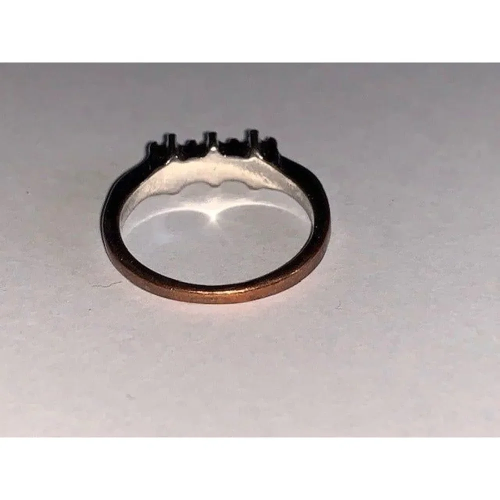 Silver tone ring size 6.75 - Picture 5 of 5